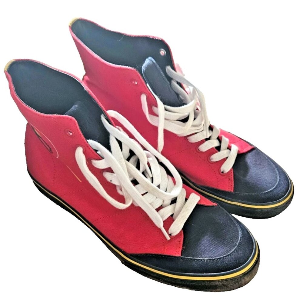 Polo Ralph Lauren Solomon Canvas Sneakers Red Men's Size 12